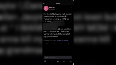 'I'm here to retaliate' Lafayette High goes on a lockdown after social media threat